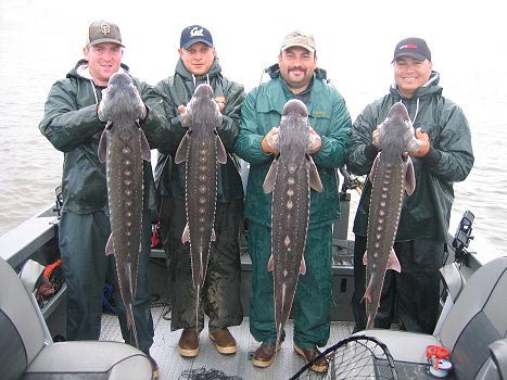 Columbia River Sturgeon Fishing