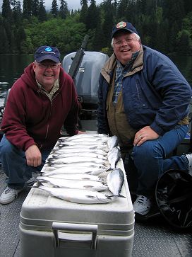 Lake Merwin kokanee fishing