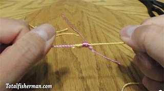 Learning how to tie the Double Uni Knot