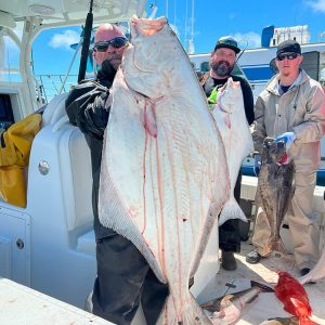 Halibut & Lingcod Fishing Trip $450 per angler this is a 50% deposit.