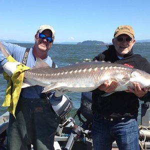 Trophy Sturgeon Fishing Trip $275 per angler this is a 50% deposit.